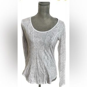 Lululemon Snakeskin Long Sleeve Shirt